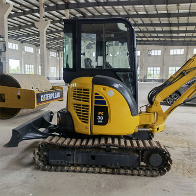 일본 크롤러 발굴기 사용된 미니 코마쓰 PC30 발굴기 3000KG ~ 3200KG