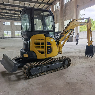 일본 크롤러 발굴기 사용된 미니 코마쓰 PC30 발굴기 3000KG ~ 3200KG