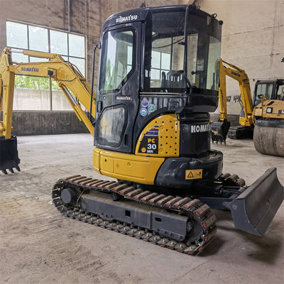 일본 크롤러 발굴기 사용된 미니 코마쓰 PC30 발굴기 3000KG ~ 3200KG