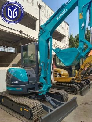 첨단 Sk55 사용 고벨코 5.5t 발굴기 강력한 추진 시스템