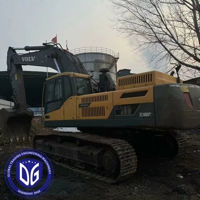 사용 된 볼보 EC480 48톤 크롤러 발굴기 큰 건설 장비 좋은 상태