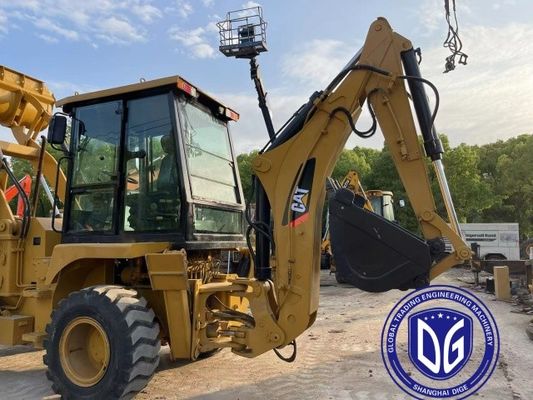 416E Caterpillar 사용 된 배크호 로더 강력 한 사용 된 배크호 로더 수압 기계