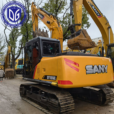 Sany SY155 15.5T Used Crawler Excavator 효율적이고 에너지 절약 전력 시스템