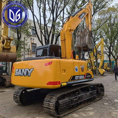 Sany SY155 15.5T Used Crawler Excavator 효율적이고 에너지 절약 전력 시스템