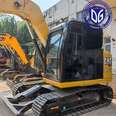 효율적 인 재료 처리 능력 307E2 사용 된 Caterpillar Excavator 7 톤