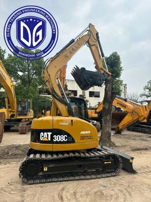 cat 308 발굴기 판매308C 사용된 Cat 기계 8톤 발굴기 다양한 지형에 적응