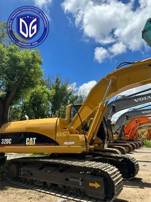 높은 토크 엔진 320C 사용 Caterpillar 20t 좋은 수압 시스템으로 발굴기