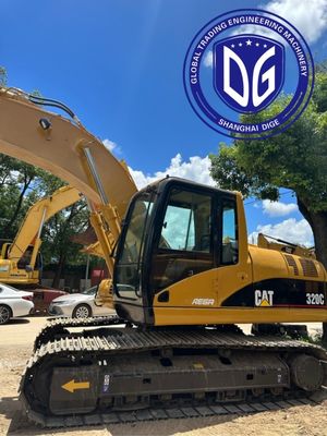 높은 토크 엔진 320C 사용 Caterpillar 20t 좋은 수압 시스템으로 발굴기