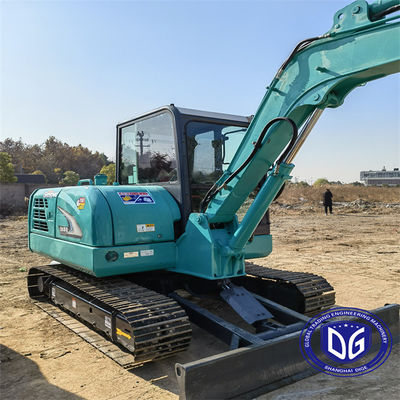 사용 된 Kobelco SK60 6Ton 사용 된 크롤러 발굴기 좋은 상태