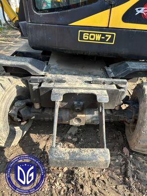 현대 중고 휠 굴착기 60w-7 6톤 유압 소형 굴착기 10대 즉시 사용 가능