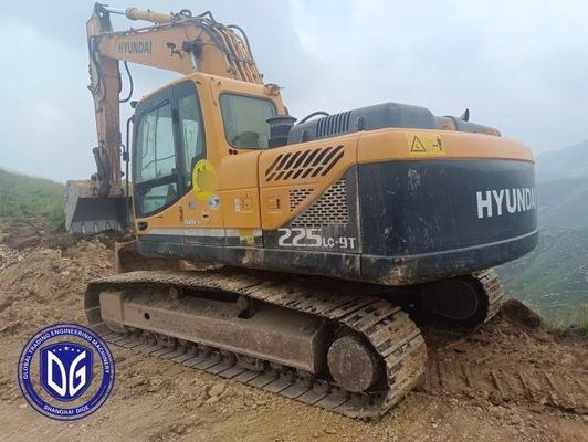 중고용 현대 225LC-9T 22.5톤 크롤러 중고용 발굴기 원본 및 품질 좋은 판매 준비