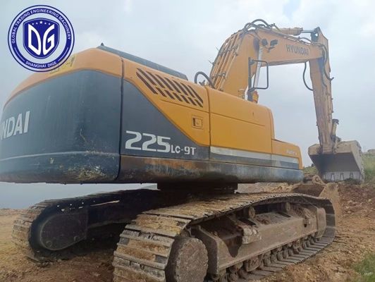 중고용 현대 225LC-9T 22.5톤 크롤러 중고용 발굴기 원본 및 품질 좋은 판매 준비