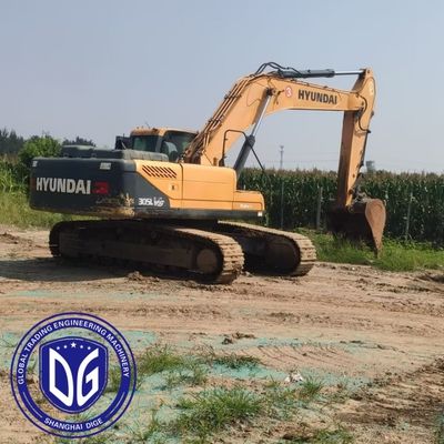 R305VS 사용 된 30.5t 현대 발굴기 및 지속적인 작동을위한 냉각 용량