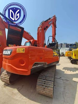 사용 된 Doosan DX140 14 톤 수압 사용 된 발굴기, 우수한 품질과 좋은 가격