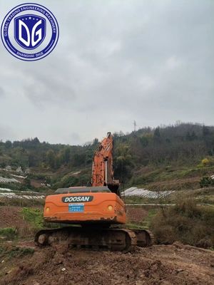 매우 유연 DX370LC 37t 사용 된 Doosan 발굴기 철저히 검사