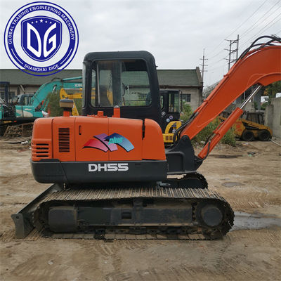 사용자 친화적 인 운영 DH55 사용 된 Doosan Excavator 5.5t 전문적으로 유지 유지
