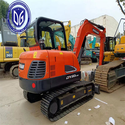 최적화된 DX60E-9C 사용 된 Doosan 6t 발굴기