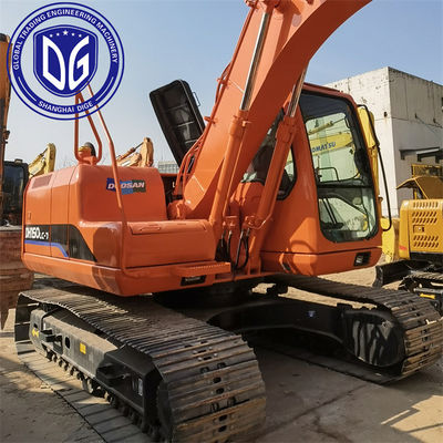 사용 된 Doosan DH150-7 크롤러 발굴기 15톤 품질 좋은 수압 발굴기 판매