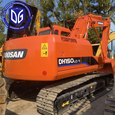 사용 된 Doosan DH150-7 크롤러 발굴기 15톤 품질 좋은 수압 발굴기 판매
