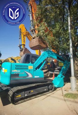 가동 가능한 Sk75 사용 된 Kobelco 7.5 톤 발굴기 강력한 추진 시스템