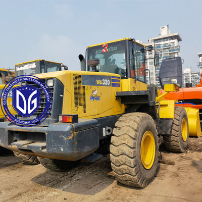 전면 로더 사용 된 코마쓰 로더 WA320-5 원본 노동 절약 제한된 주식