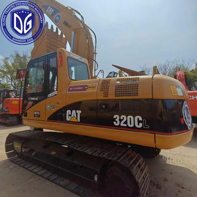 CAT320C 20톤 사용 된 Caterpillar 수압 발굴기 초기 모델 판매 준비