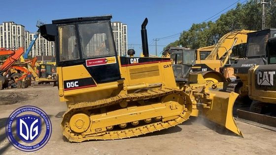 D5C 사용 된 Caterpillar Dozer 경이로운 힘을 가진 수압 볼도저
