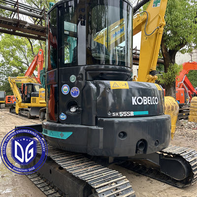 가볍게 사용된 Kobelco SK55 5.5톤 크롤러 발굴기 90% 신품