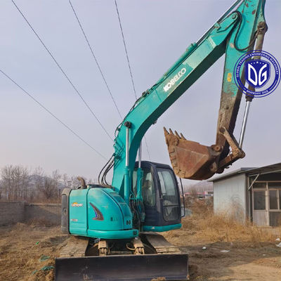 사용 된 Kobelco SK135 13.5톤 크롤러 발굴기 원래 상태 중량 처리