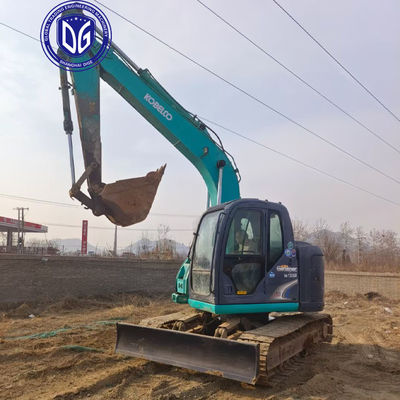 사용 된 Kobelco SK135 13.5톤 크롤러 발굴기 원래 상태 중량 처리
