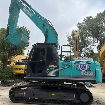20톤 일본 브랜드 발굴기 Kobelco SK200 Kobelco 건설 장비용 사용 된 발굴기