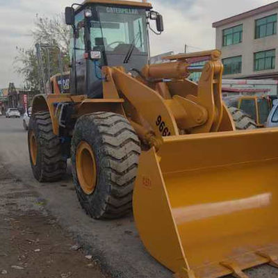 Caterpillar CAT966H 사용 된 엔진 CAT C11 와 함께 수압 로더 판매 휠 로더