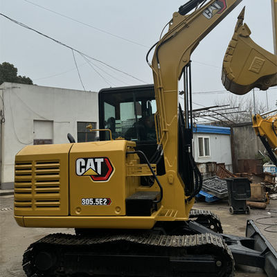 원산지 일본 CAT305.5E 사용 된 애벌레 발굴기 CAT305.5E 크롤러 발굴기 중고 애벌레 수압 발굴기