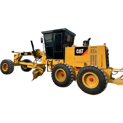수압 운전 형태 Caterpillar Grader 140h 14677kg 기계 무게 및 정확한 도로 등급