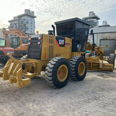수압 운전 형태 Caterpillar Grader 140h 14677kg 기계 무게 및 정확한 도로 등급