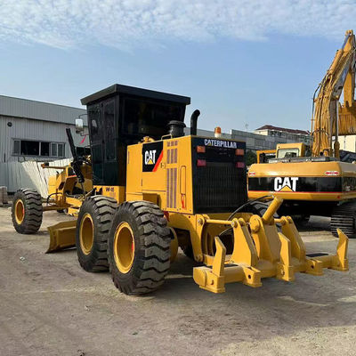수압 운전 형태 Caterpillar Grader 140h 14677kg 기계 무게 및 정확한 도로 등급