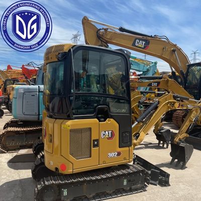 사용된 Caterpillar 302 미니 굴삭기 소형 효율적 작업 준비 완료