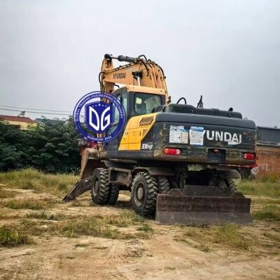 영국 사용 된 현대 210W-9VS 바퀴 발굴기 판매 열 판매 21톤 발굴기