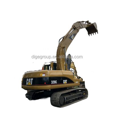 중고 Caterpillar 320C 20t 발굴기 최고의 가격으로 재고 중 견고하고 강력한 발굴기 판매