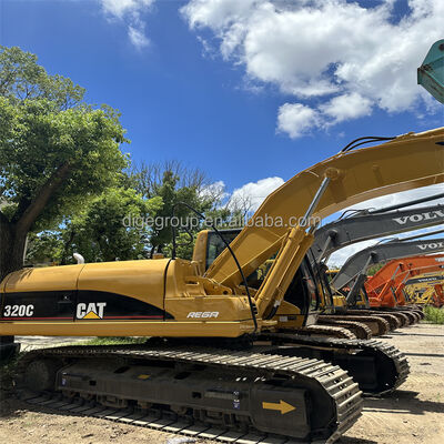 중고 Caterpillar 320C 20t 발굴기 최고의 가격으로 재고 중 견고하고 강력한 발굴기 판매