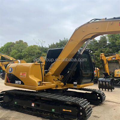 사용 된 Caterpillar 307D 7t 발굴기 소장품 값싸고 견고하고 연비 효율적인 강력한 발굴기 판매